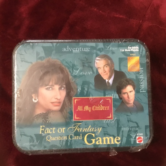 All My Children Fact or Fantasy Question Card Game - Picture 2 of 3